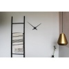 Afbeelding van NeXtime Wandklok – 70 cm – Metaal – Zwart