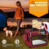 Afbeelding van TRESKO® opvouwbare hondenbox S – 50 x 34 x 34 cm – met likmat en spatel – grijs