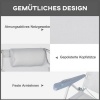 Afbeelding van Outsunny Aluminium Strandstoel, mesh-stof - 62L x 65B x 80H cm - Lichtgrijs