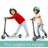 Afbeelding van Chillafish Flexxi Glow Kinderstep voor jongens en meisjes vanaf 5 jaar - Blauw Groen