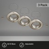 Afbeelding van Briloner Leuchten RENG - inbouwarmatuur - set van 3 - GU10 fitting - IP23 - Ø8,6 x 6,5 cm