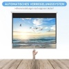 Afbeelding van HOMCOM 80 inch Projectiescherm 16:9 voor muur en plafond - Wit Filmdoek