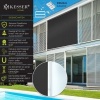 Afbeelding van KESSER® Verticale zonwering Balkonzonwering Privacyscherm Zonwering Zijzonwering Schaduw, balkonzonw