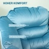 Afbeelding van HOMCOM-Sessel-Polyester-80L x 78B x 100H cm-Blau