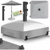 Afbeelding van tillvex® Parasolvoet GRAVIA met wielen en remmen | Vulbaar 37L / 56kg | Weer- en UV-bestendig