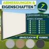 Afbeelding van tillvex® Uitschuifbare Zijluifel 160 x 350 cm met Regenhoes voor Balkon en Tuin