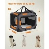Afbeelding van Opvouwbare hondenkooi - transportbox - grijs - 81 x 58 x 58 cm