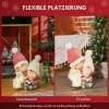 Afbeelding van HOMCOM-Weihnachtsfigur-Magnesiumoxid, Metall-30L x 23B x 45H cm-Mehrfarbig