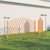 Afbeelding van Outsunny Hekwerk van Dennenhout - 180L x 30B x 103H cm - Bruin