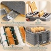 Afbeelding van HOMCOM Toaster - Kunststof - 29,2L x 27,5B x 18,9H cm - Grijs