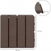Afbeelding van Outsunny Terrastegels met klik systeem 844-278