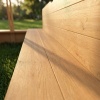 Afbeelding van Outsunny Kinderen Zandbak van Dennenhout, 106x106x115 cm, Lichtbruin, Groen en Wit