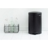 Afbeelding van Brabantia NewIcon Prullenbak - 20 liter - Mat Zwart