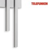 Afbeelding van Telefunken - LED buitenwandlamp met 2 lampen, 8W, 780 lumen, IP44, zilver, 470x155x42mm