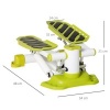Afbeelding van HOMCOM Mini Stepper voor Thuis, Antislip Up-Down Stepper met LCD-display, Geel