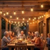 Afbeelding van Homcom LED Sfeerverlichting - 4,5B x 9,1H cm - Zwart