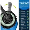Afbeelding van Tillvex Zandfiltersysteem 13.200L/h tot 40.000L + 1200g Filterkogels - Zwembadfilter Blauw