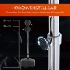 Afbeelding van HOMCOM Boksbalset met verstelbare staande bokszak en rode handschoenen, ø 48 x 136-154 cm