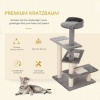 Afbeelding van PawHut 5-laags kattenklim- en krabboom met sisal - beige