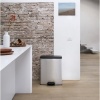 Afbeelding van Curver Decobin Prullenbak - 65L - Rechthoekig - Zilver Metallic