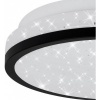 Afbeelding van Briloner Leuchten - LED-plafondlamp met sterrendecor, 10 Watt, 900 lumen, 4000K, wit-zwart