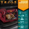 Afbeelding van TRESKO Opvouwbare Hondenbox met Lekmat, Spatel en Reflectoren, S, 50 x 34 x 34 cm
