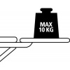 Afbeelding van Brabantia Strijkplank C - voor Stoomgenerator - 124 x 45 cm - Denim Zwart