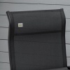 Afbeelding van Outsunny Ligbed van staal, ademend mesh, zwart
