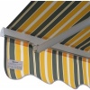 Afbeelding van Outsunny zonnescherm, Polyester Geel+Grijs - L2,95 x B2,45 m - Markies