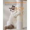 Afbeelding van Feandrea kattenkrabpaal 101 cm met 2 grotten voor katten