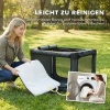 Afbeelding van PawHut Dierenvervoer Tas - 600D Oxford, RVS - 76L x 54B x 54H cm - Groen