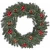 Afbeelding van HOMCOM Kerstkrans PE Ø60 x 8T cm Groen