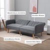 Afbeelding van HOMCOM Slaapbank met verstelbare rugleuning 839-214