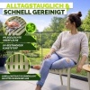 Afbeelding van tillvex® 2-delige Stapelbare Tuinstoelen Weerbestendig zonder Armleuning