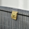 Afbeelding van HOMCOM Waskorf van bamboe 38L - 38B x 57H cm - Grijs