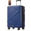 Afbeelding van SONGMICS - Harde Koffer met TSA-Slot - Uitbreidbaar - 4 Wielen - 65 cm - Inclusief Kofferriem