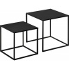 Afbeelding van HOMCOM Salontafelset met Stalen Frame 839-563V00