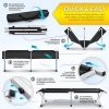 Afbeelding van TRESKO® XXL Campingbed 190 x 64 x 44 cm - Opklapbaar en lichtgewicht tot 150 kg