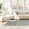 Afbeelding van HOMCOM Antislip Vloerkleed met Boho-Design, 200 x 140 cm, Grijs, Machinewasbaar
