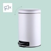 Afbeelding van Keukenprullenbak - 12 l - binnenemmer - softclose - wit