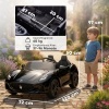 Afbeelding van AIYAPLAY Kinder Elektroauto Maserati 12V 2-zits afstandsbediening, muziek en LED-verlichting