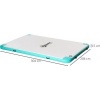 Afbeelding van Outsunny Opblaasbaar Drijvend Dock PVC-, PU-Kunststof 304L x 204B x 15H cm Wit