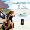 Afbeelding van Outsunny Opblaasbaar Drijvend Dock PVC-, PU-Kunststof 304L x 204B x 15H cm Wit