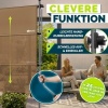 Afbeelding van tillvex® Klemluifel, verticale zonwering 120 x 310 cm, taupe, met handslinger, zonder boren