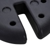 Afbeelding van Outsunny Paviljoenstandaard, 4 stuks, vulbaar, tot 5 kg, zwart, diameter 25 x 6 cm