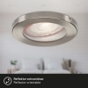 Afbeelding van BRILONER LED Inbouwspot set 7181 Ø 85 mm mat nikkel, 3 stuks