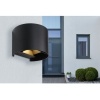 Afbeelding van Globo Veronika zwarte opbouwspot rond up & down - 34168RB