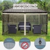 Afbeelding van Outsunny - Vliegennet - Polyester en Nylon - Zwart