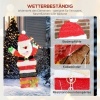 Afbeelding van Outsunny Verlichte Kerstdecoratie van Polyester en Staal, 52x30x93 cm, Meerkleurig