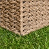 Afbeelding van Outsunny Kunstgras Tegels, Set van 10, Geruit, 30x30 cm, 3,5 cm Dikte, Groen